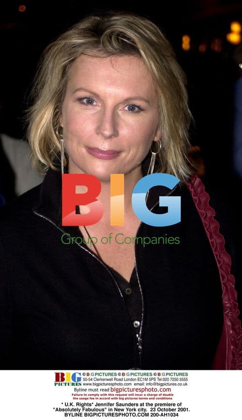 Jennifer Saunders at "Absolutely Fabulous" Premiere