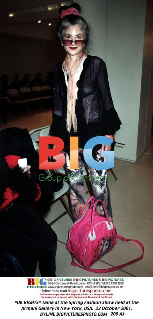 Tama at Spring Fashion Show in New York