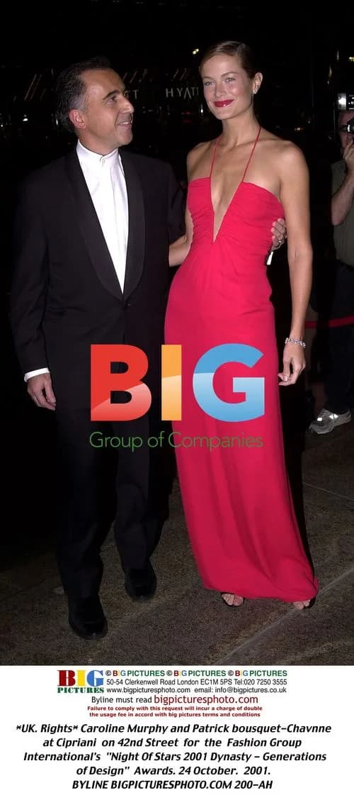 Caroline Murphy and Patrick Bousquet-Chavanne at Fashion Awards
