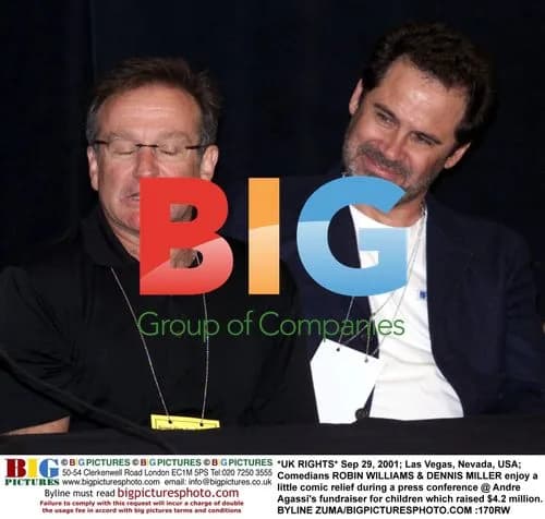 Robin Williams & Dennis Miller at Agassi Charity Event