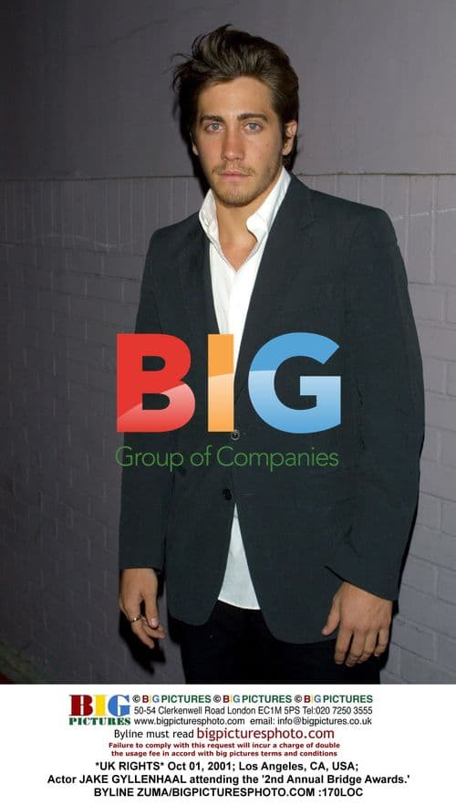 Actor JAKE GYLLENHAAL at 2nd Annual Bridge Awards