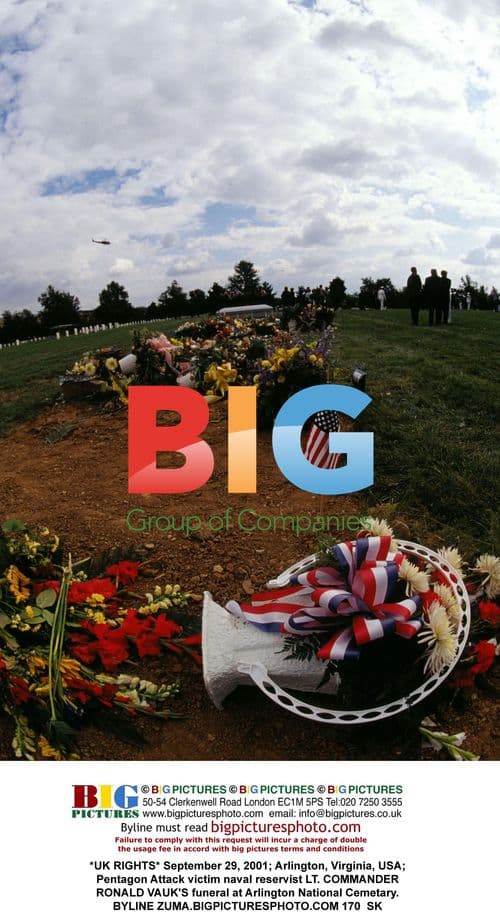 Funeral of Pentagon Attack Victim LT. COMMANDER RONALD VAUK