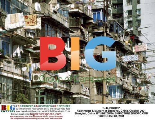 Apartments & laundry in Shanghai, China