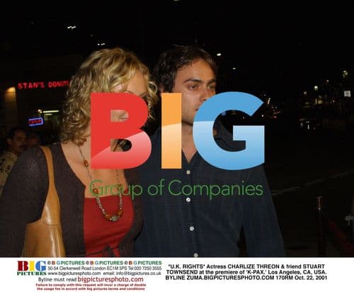 Charlize Theron & Stuart Townsend at 'K-PAX' Premiere