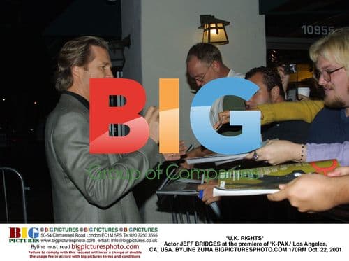 Jeff Bridges at 'K-PAX' Premiere