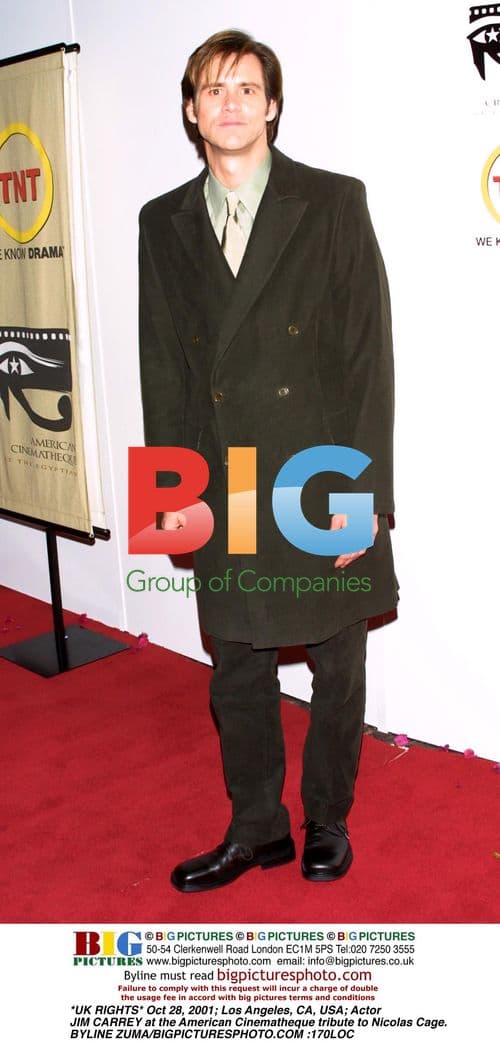 Jim Carrey at Nicolas Cage Tribute