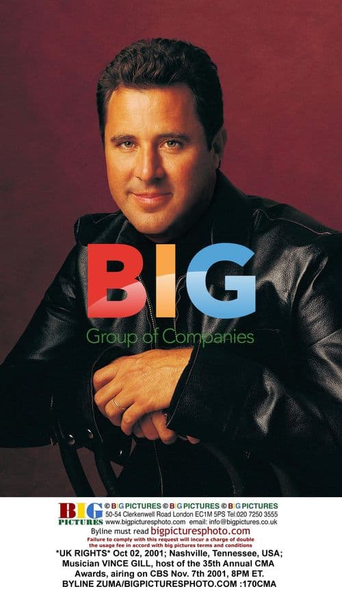 Vince Gill, host of 35th Annual CMA Awards