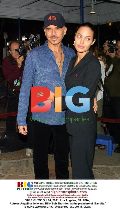Angelina Jolie and Billy Bob Thornton at 'Bandits' premiere