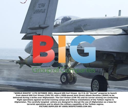 F/A-18 Hornet Launching from USS Carl Vinson