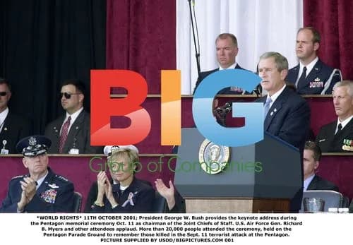 Bush Delivers Pentagon 9/11 Memorial
