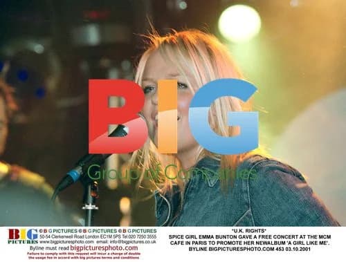 Spice Girl Emma Bunton Performs Free Concert in Paris