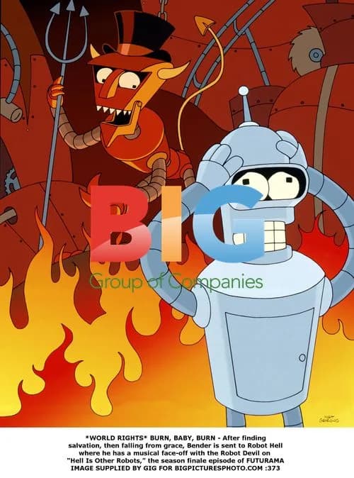 Bender's Musical Face-Off in Robot Hell