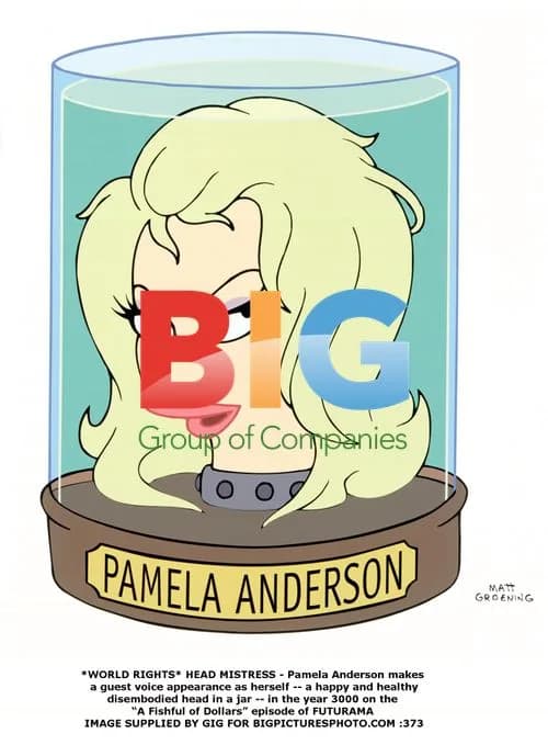 Pamela Anderson's cameo in Futurama
