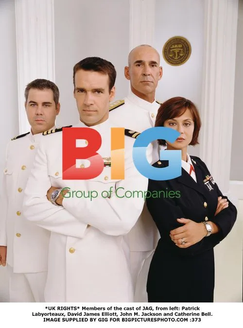 JAG Cast Members Patrick Labyorteaux, David James Elliott, John M. Jackson, Catherine Bell