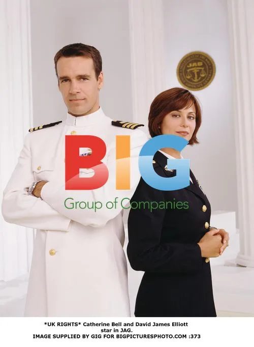 Catherine Bell and David James Elliott in JAG
