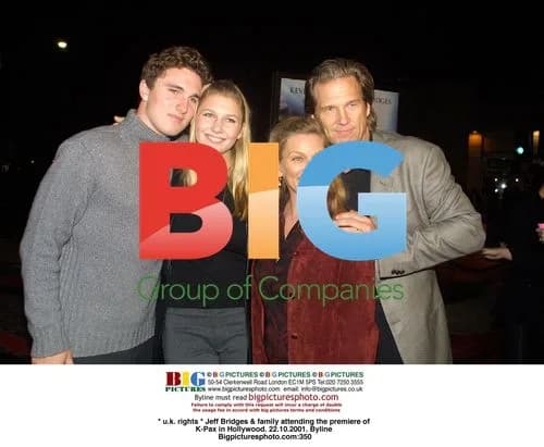 Jeff Bridges & family at K-Pax premiere