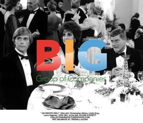 DALLAS cast at the ball, 1978-1991