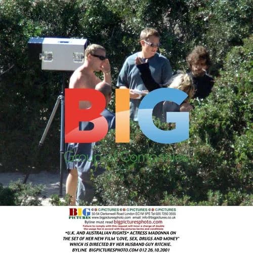 Madonna on set of new film