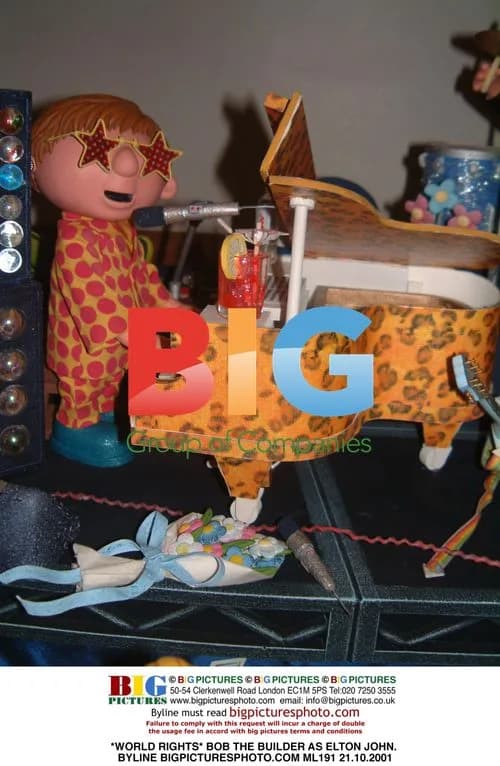 Bob the Builder as Elton John