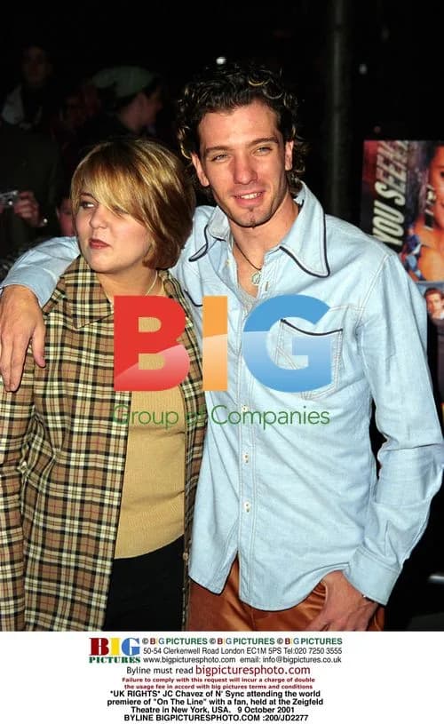 JC Chavez of N' Sync at 'On The Line' Premiere