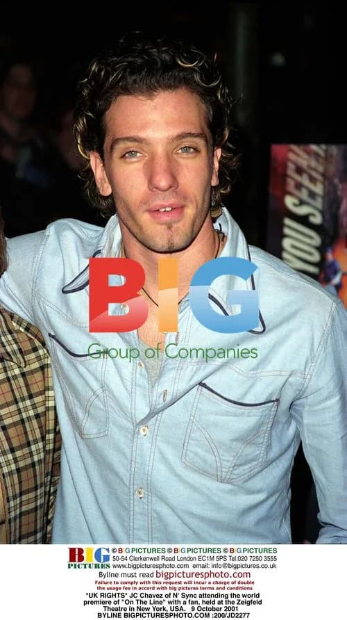 JC Chavez of N' Sync at "On The Line" premiere