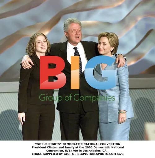 Clinton Family at 2000 DNC