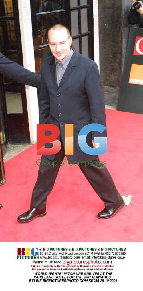 Mitch Ure arrives at Q Awards 2001