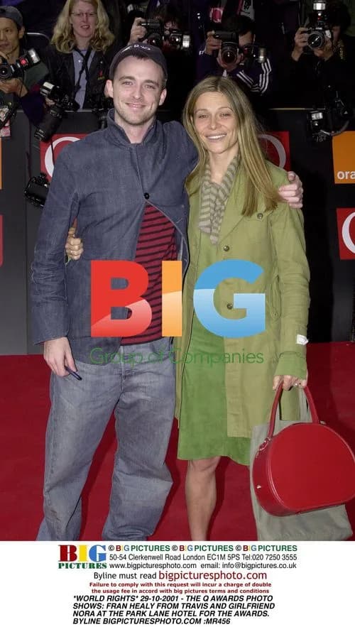 Fran Healy and Girlfriend Nora at the Q Awards