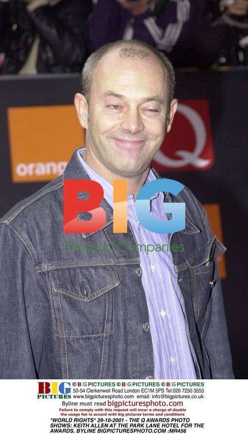 Keith Allen at the Q Awards