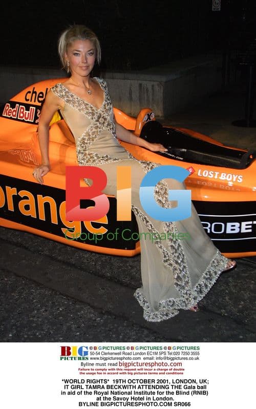 Tamra Beckwith attends RNIB Gala ball