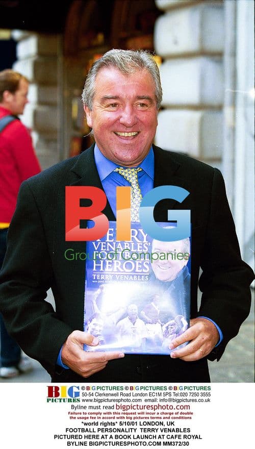 Terry Venables at Book Launch
