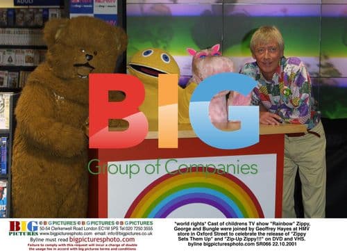 Children's TV cast at HMV for DVD release