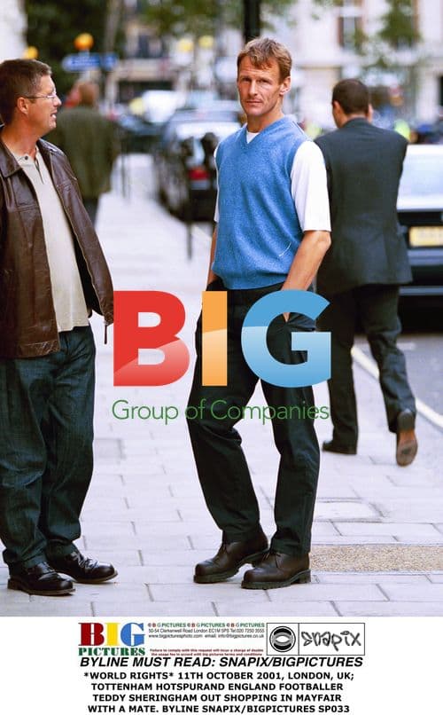 Teddy Sheringham Out Shopping in Mayfair