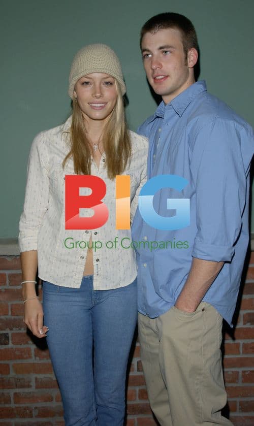 Jessica Biel and Chris Evans at 'Rules of Attraction' wrap party