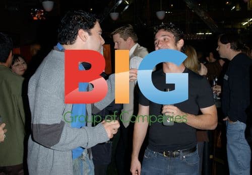 Joel Michaely and Ian Thomas Nicholas at 'Rules of Attraction' wrap party