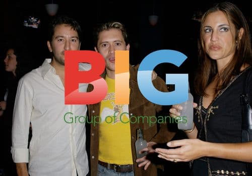 Greg Shapiro and Clifton Collins at 'Rules of Attraction' wrap party