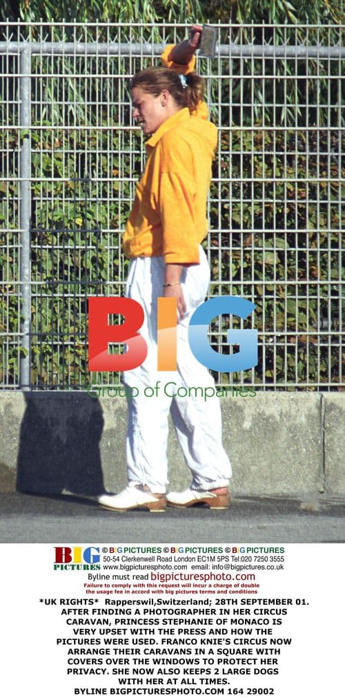 Stephanie of Monaco Upset by Circus Intrusion