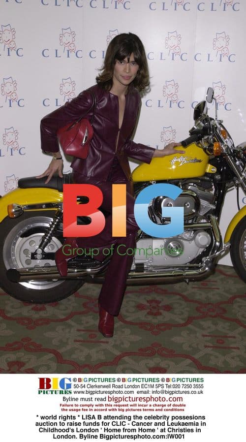 LISA B at celebrity auction for CLIC charity