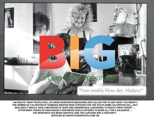 Women of Calverton in Tasmania Bare All for Hall Curtains