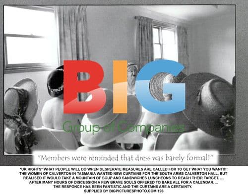 Calverton Women Bare All for Hall Curtains