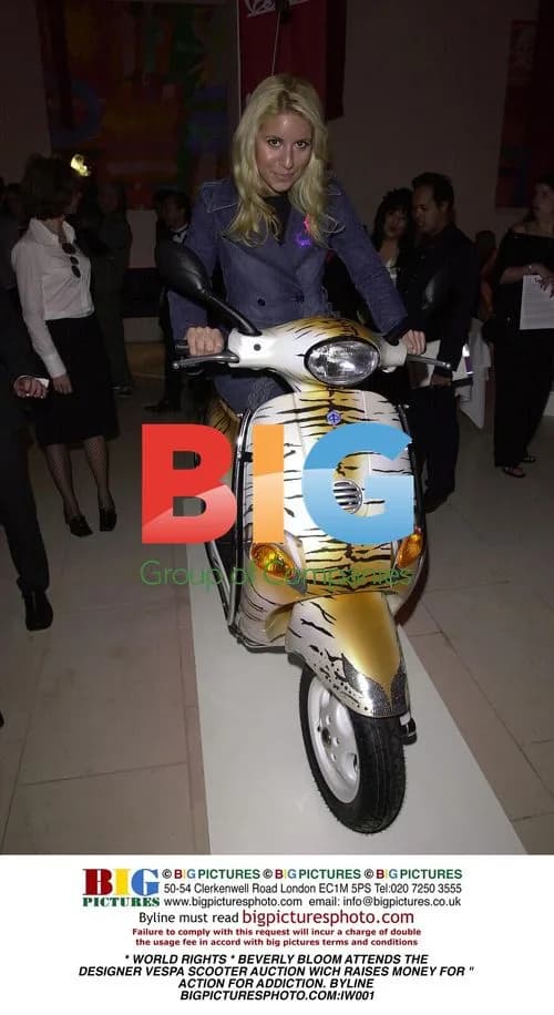 Beverly Bloom Attends Designer Vespa Auction for Charity