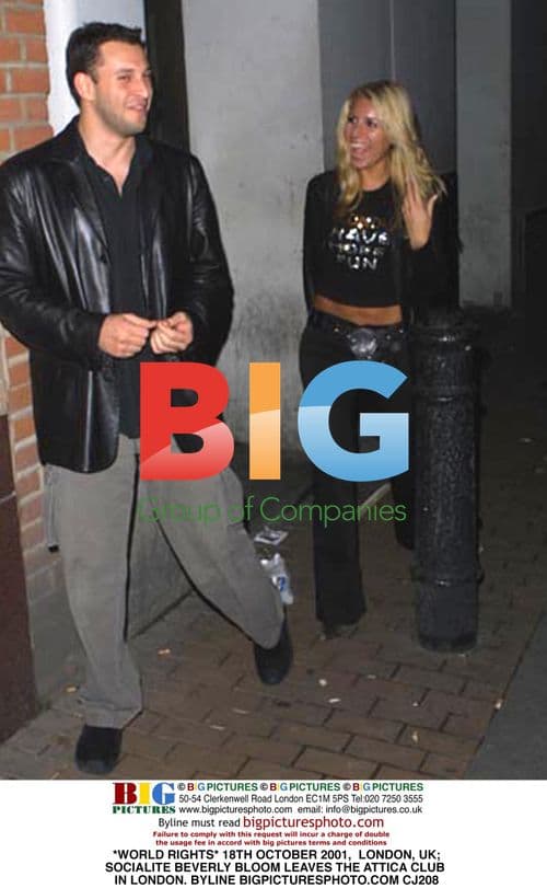 Socialite Beverly Bloom leaves Attica Club in London
