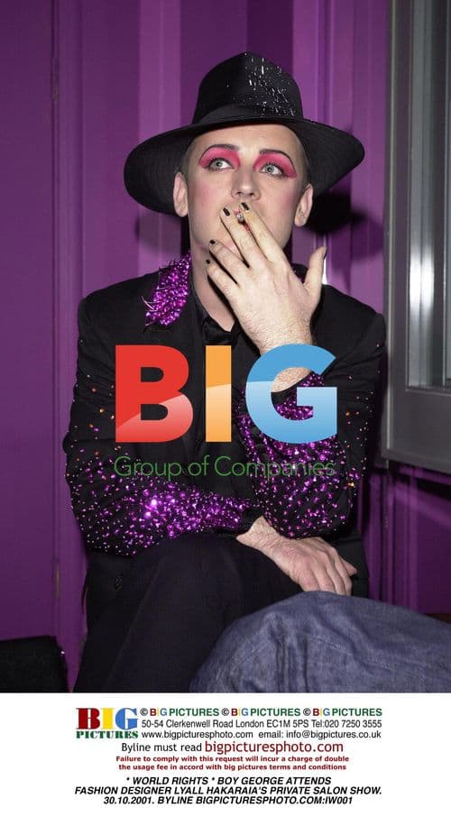 Boy George at Lyall Hakaraia Fashion Show