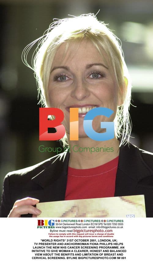 Fiona Phillips Launches NHS Cancer Screening