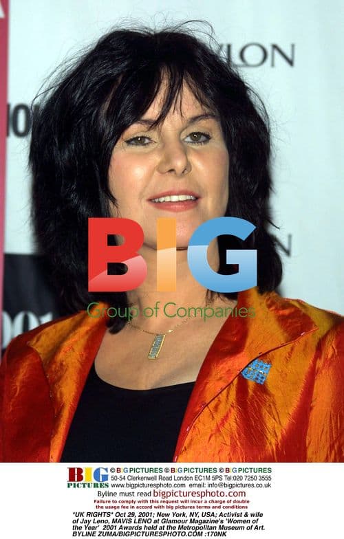 Mavis Leno at Glamour 'Women of the Year' Awards