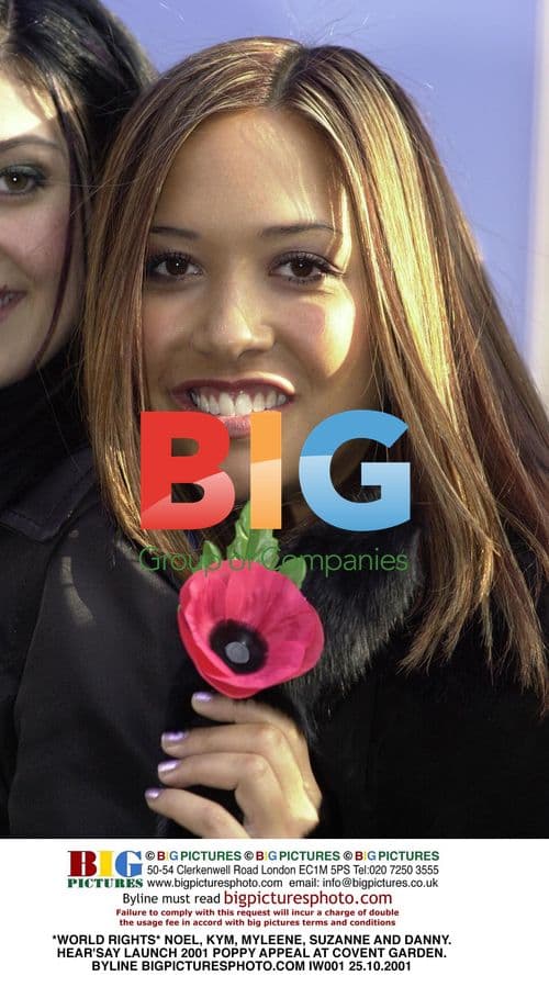 Hear'Say Poppy Appeal Launch 2001