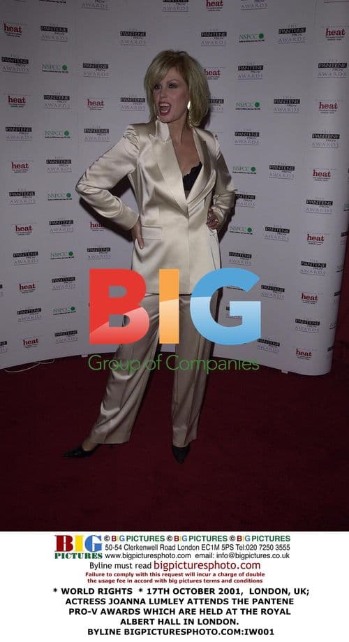 Joanna Lumley at Pantene Pro-V Awards