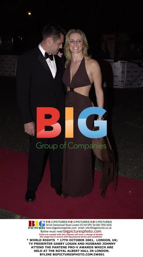 Gabby Logan and Johnny Logan at Pantene Pro-V Awards