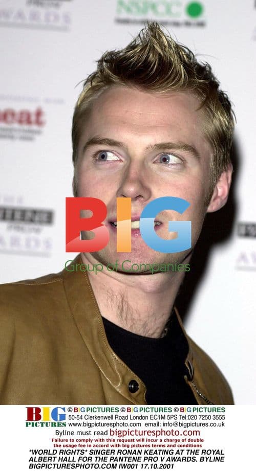 Ronan Keating at Royal Albert Hall for Pantene Pro V Awards