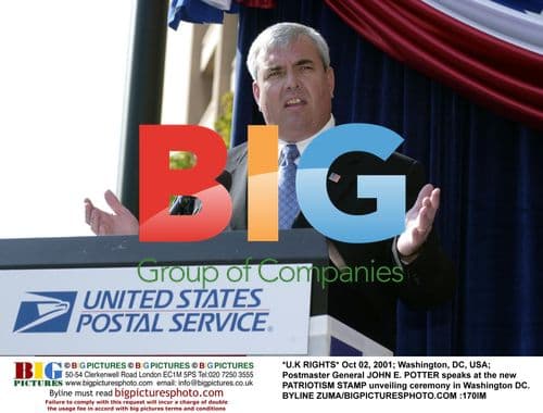 Postmaster General Unveils Patriotism Stamp